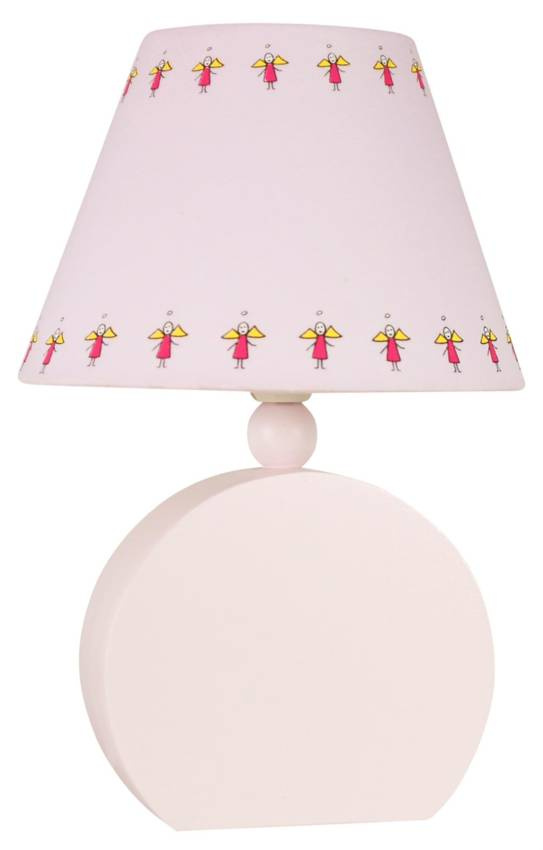 Stolová lampa Ofélia 1x40W E14 ružová