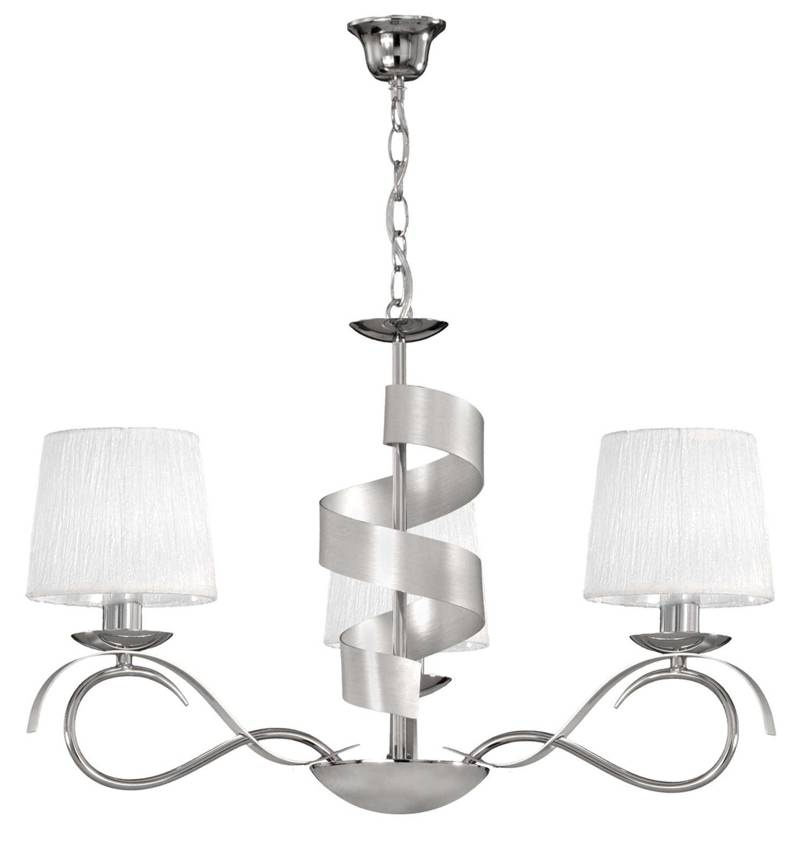 Stropné svietidlo chrómový luster 3x40W E14 Denis