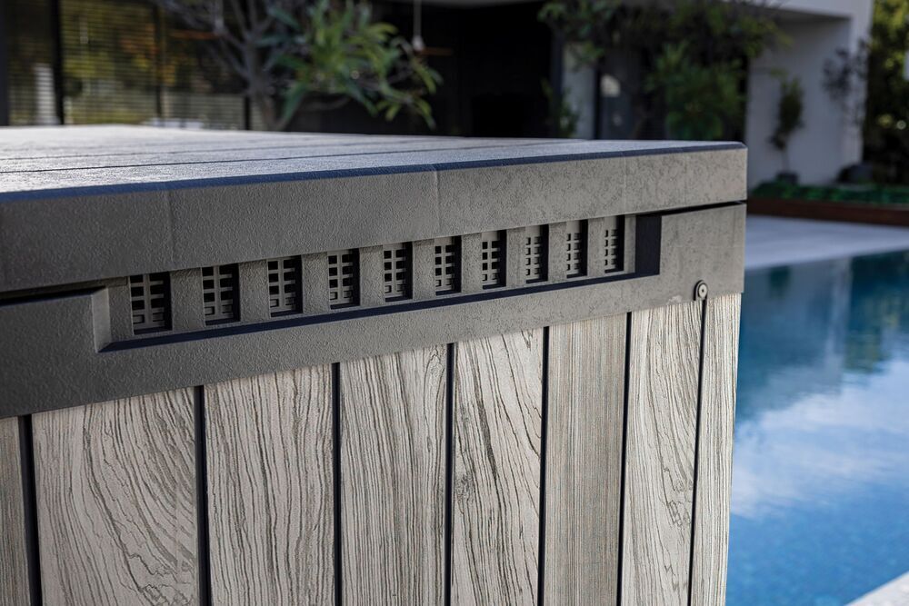 Záhradná skriňa DECO HORIZONTAL 1150 l Keter