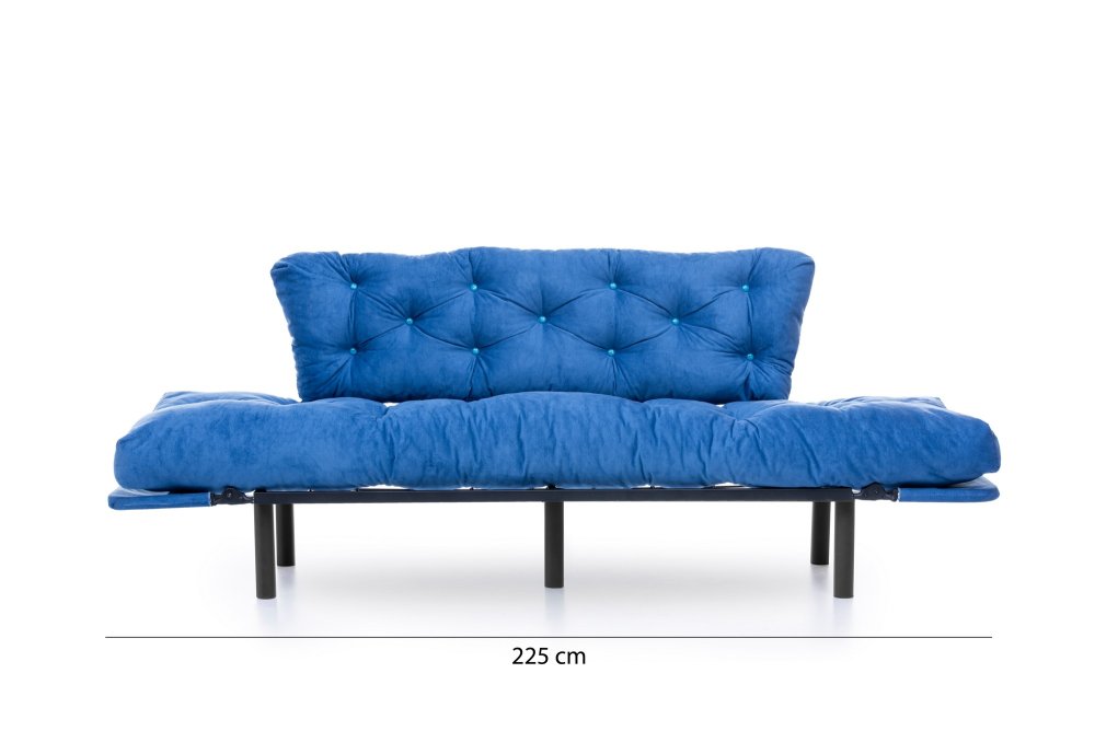 Trojmístná rozkládací pohovka Nitta Triple - Blue (obrázek 3)