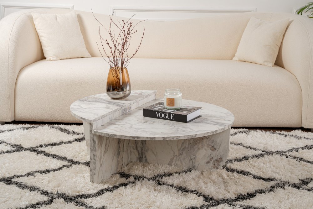 Konferenčný stolík Orion - Freesia Marble