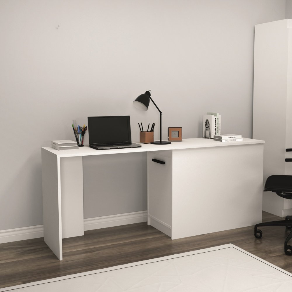 Písací stôl Akser - White