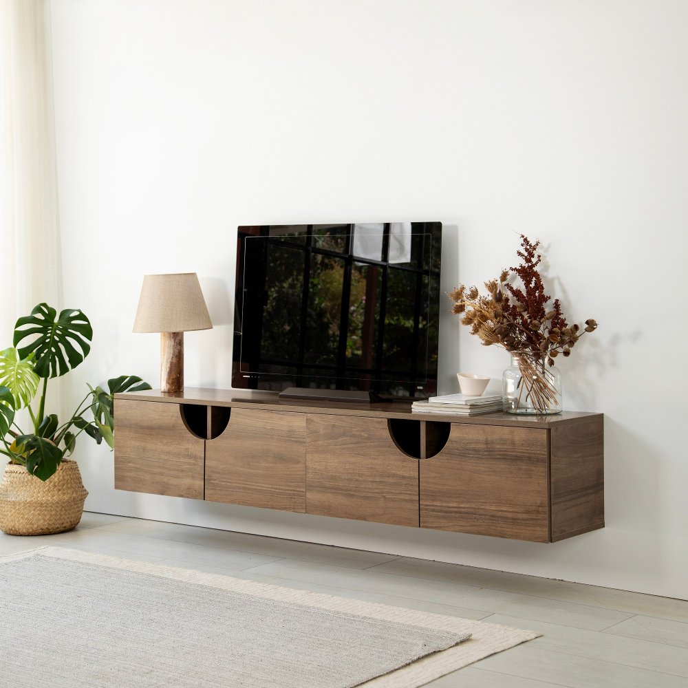 TV stolík Grotte - Walnut