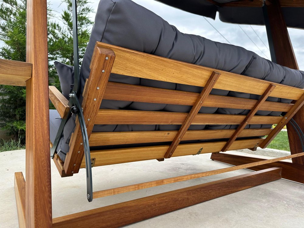 Garden Triple Swing Chair Sia 2400 - Anthracite (obrázek 6)