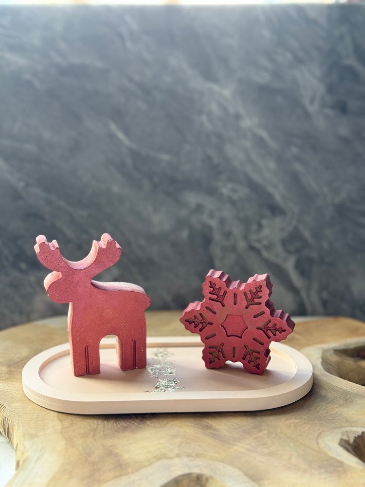 Súprava dekoratívnych predmetov (2 kusy) Christmas Stone Set3