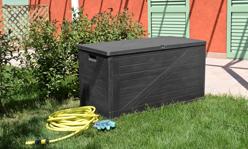 Záhradný úložný box WOOD 420 l Toomax