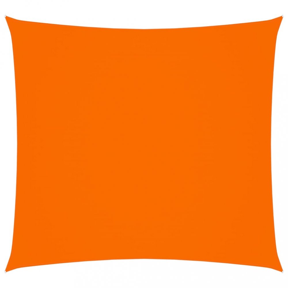 Stínící plachta čtvercová oxfordská látka 2,5 x 2,5 m Dekorhome Oranžová