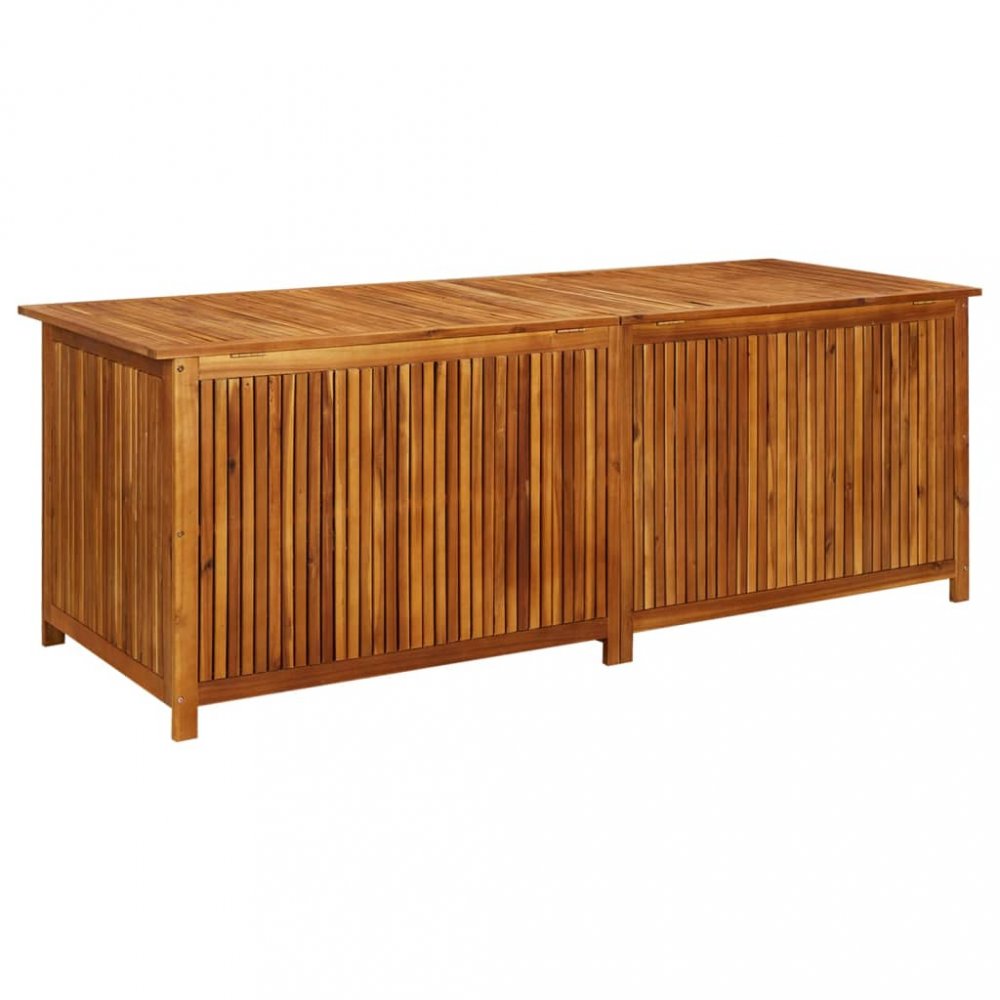 Zahradní úložný box teak Dekorhome 120 cm Obrázek