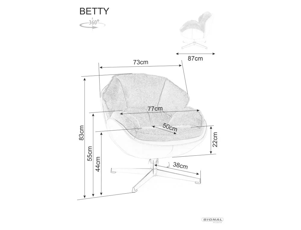Kreslo Betty