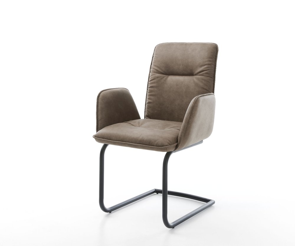 Jedálenská stolička Vinja-Flex taupe vintage konzolový podstavec
