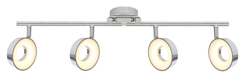 LED nástenná lampa 4x4W 71cm ISLA CHROME STRIP