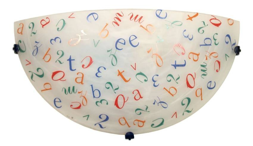 Nástenná stropná lampa Stropná lampa s písmenami 60W