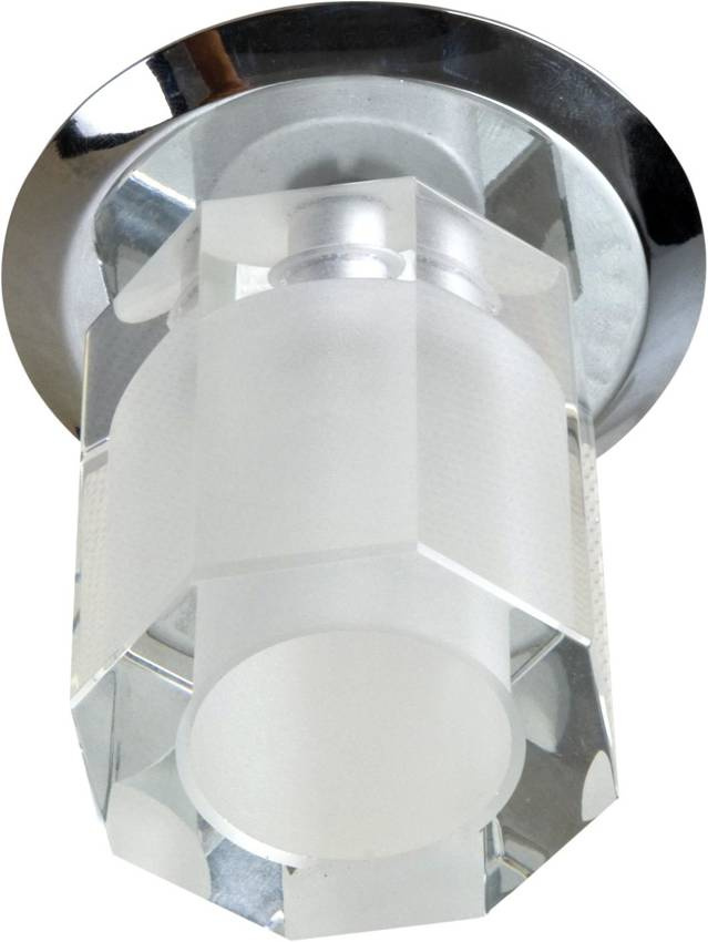 Stropné svietidlo polygonálne krištáľové chróm G4 20W SK-25