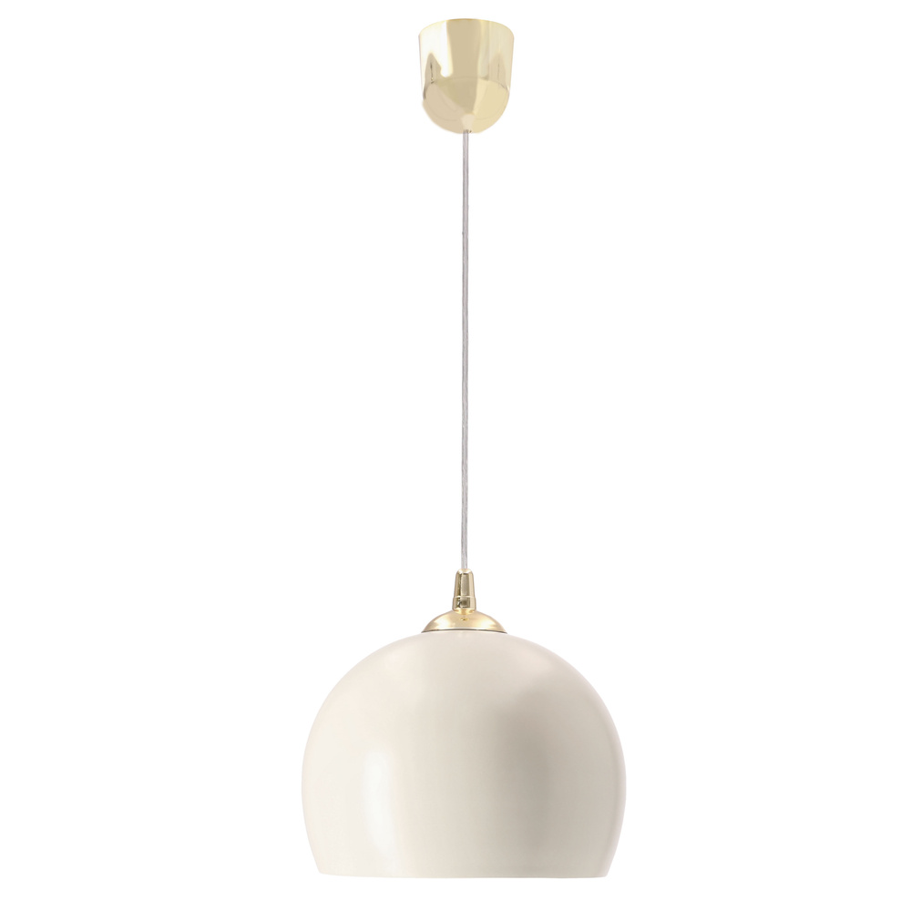 PONTE zlatá závesná lampa 1x40W E27 elegantné tienidlo z maslového skla moderné svietidlo do obývačky, spálne, kuchyne, jedálne