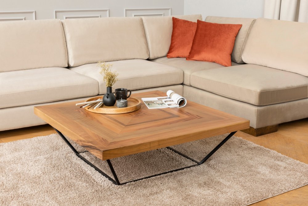 Rohová sedací souprava Tulip Corner Right With Pouf - Beige (obrázek 11)