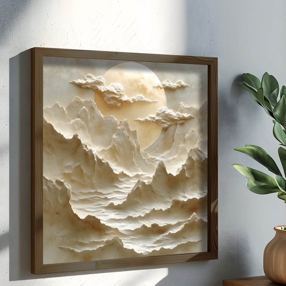 Dekoratívny rámovaný obraz z MDF AI065