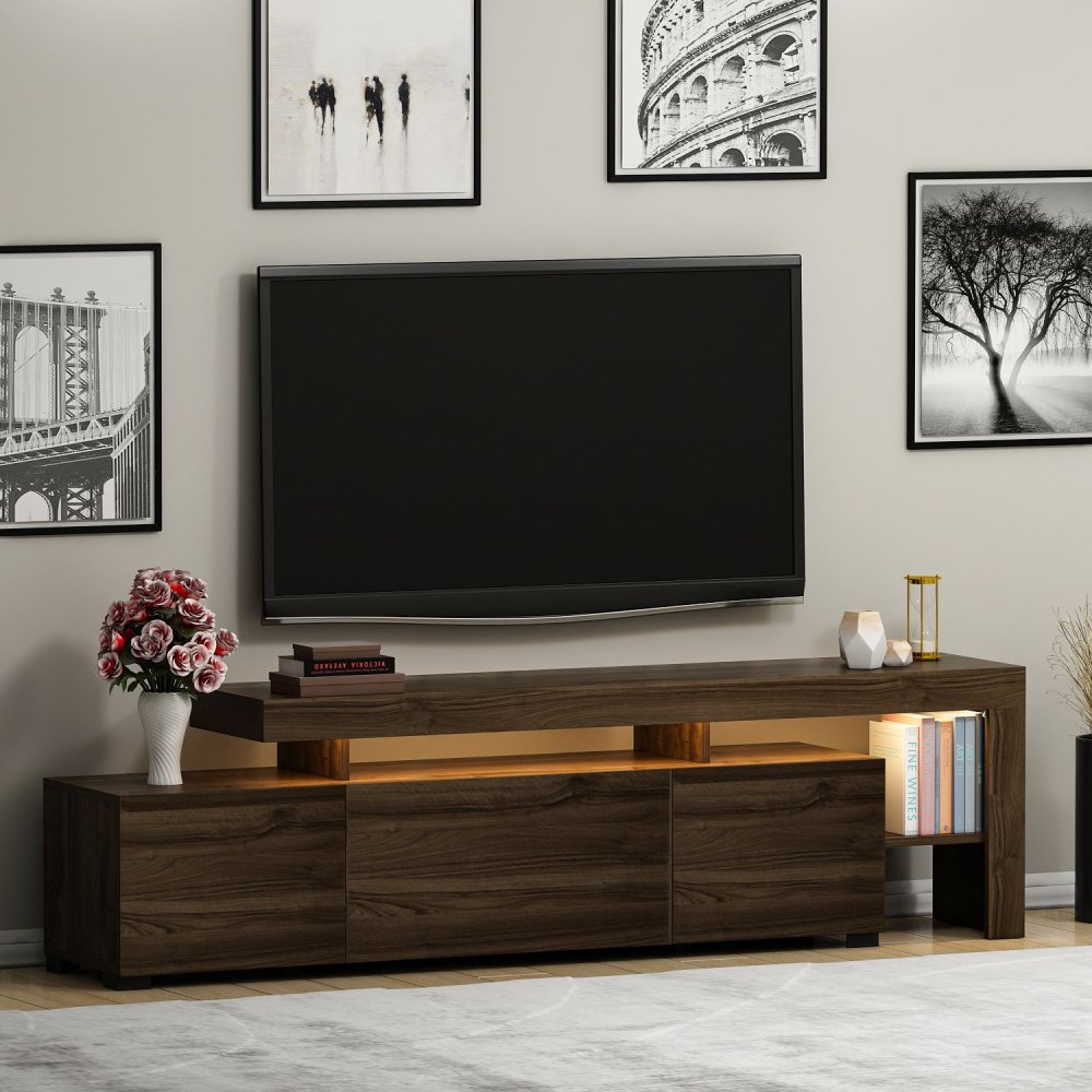 TV stolík Beliz - Walnut