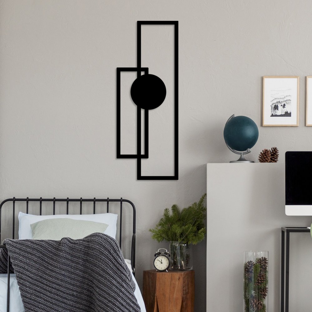 Dekoratívny kovový doplnok na stenu Astratto-1