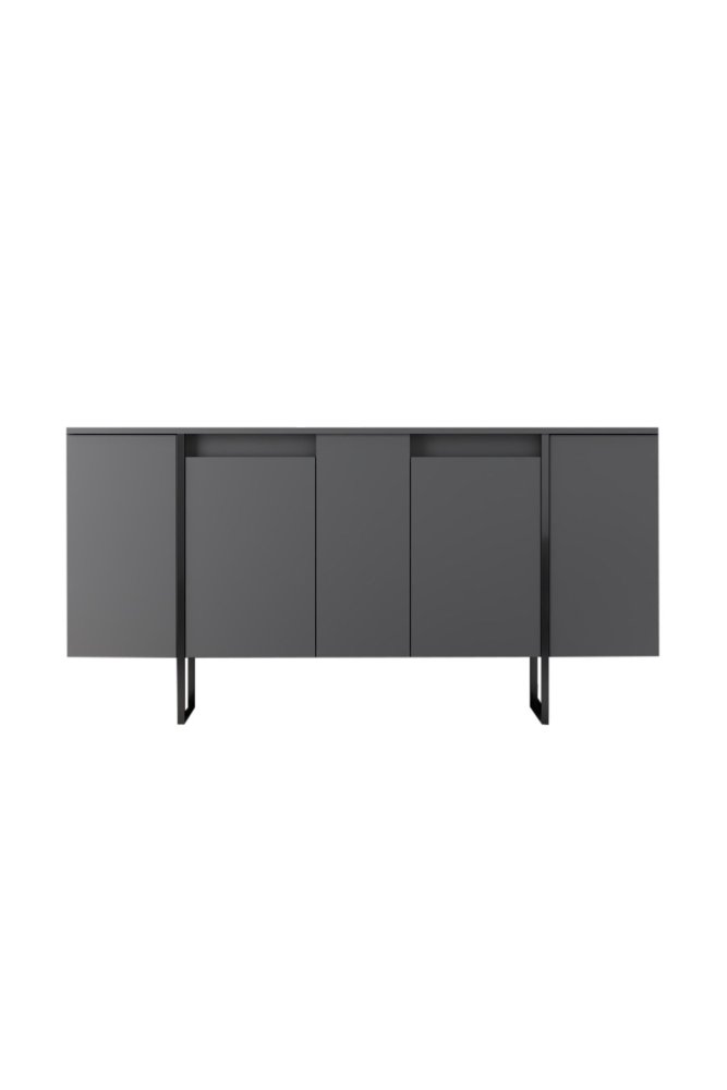 Living Room Furniture Set Luxe - Anthracite, Black (obrázek 3)