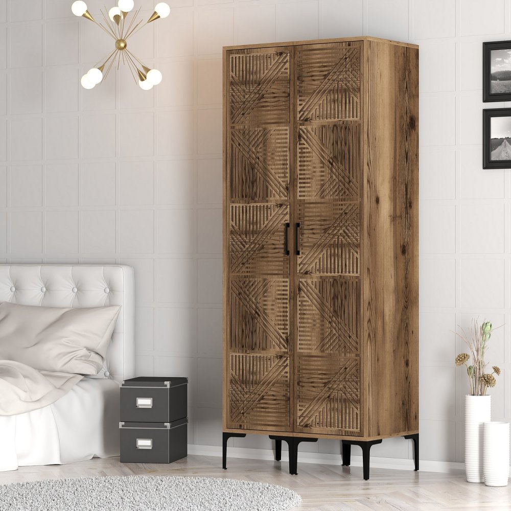 Šatníková skriňa Kumsal PP - Walnut