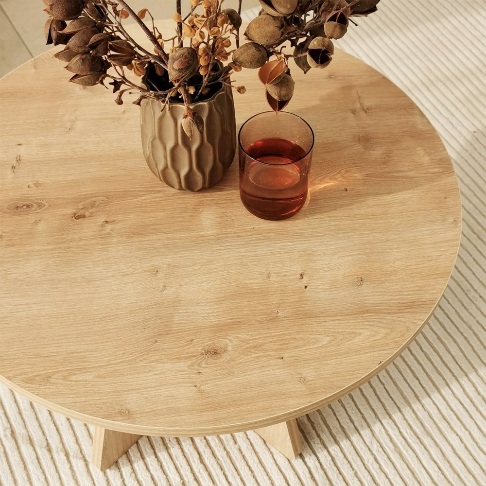 Konferenční stolek Mushroom - Sapphire Oak (obrázek 6)