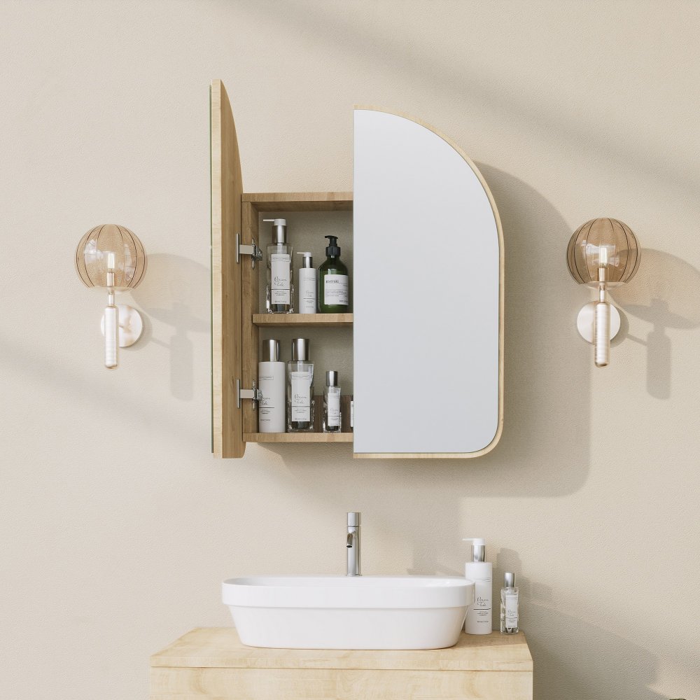 Koupelnová skříňka Hope Cabinet - Beige (obrázek 7)