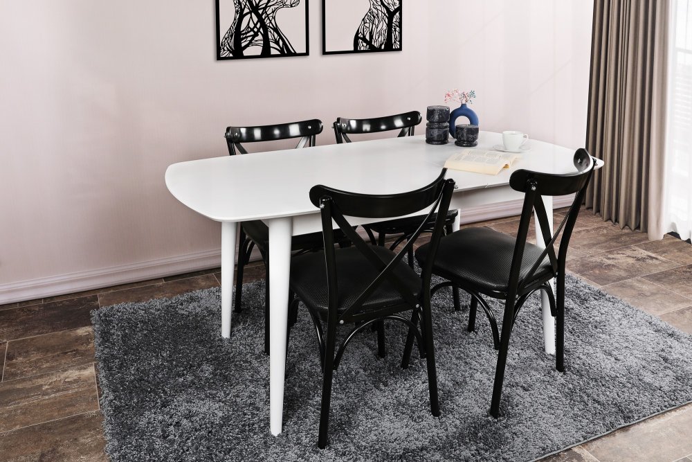 Extendable Dining Table Retro 1193