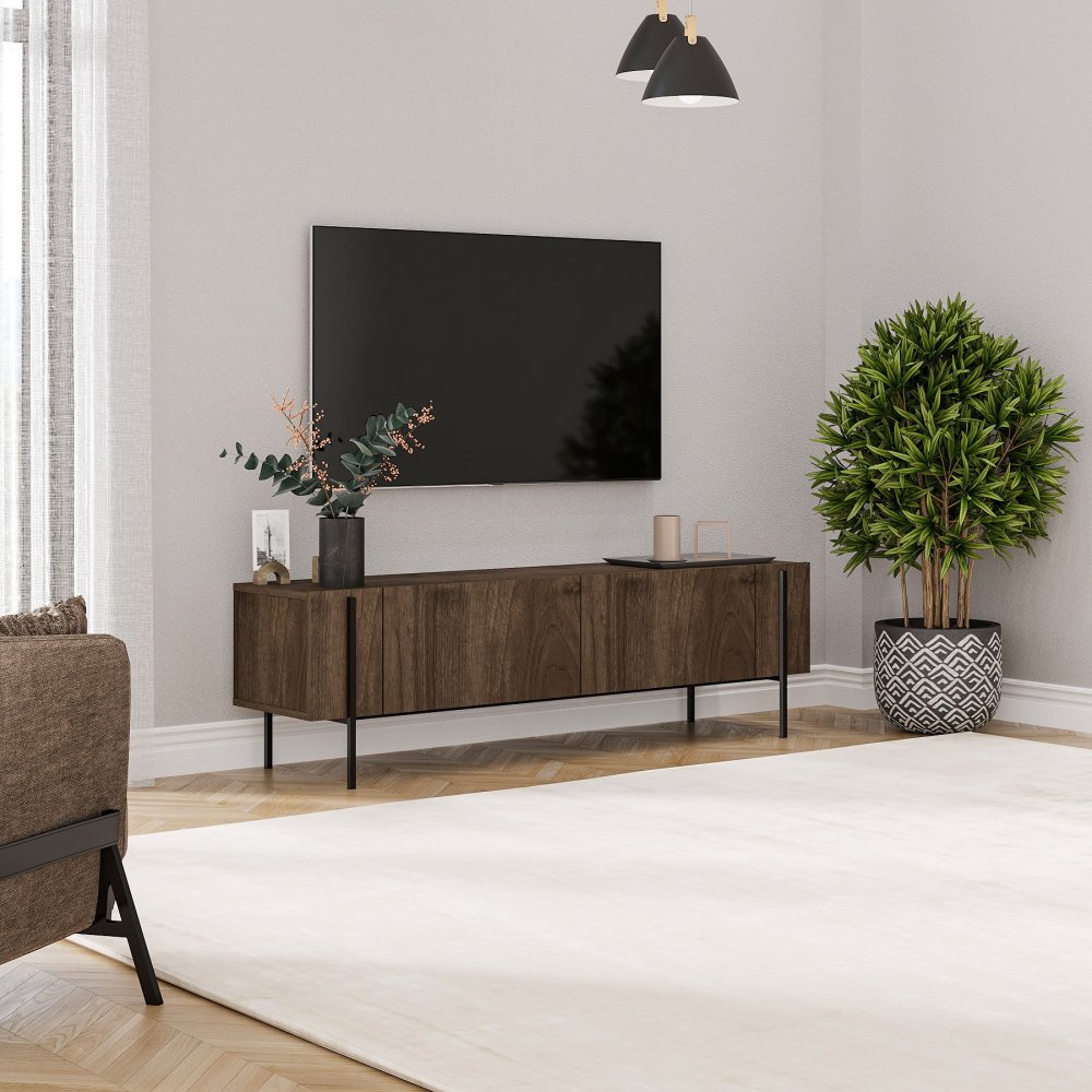 TV stolík Herman - Walnut