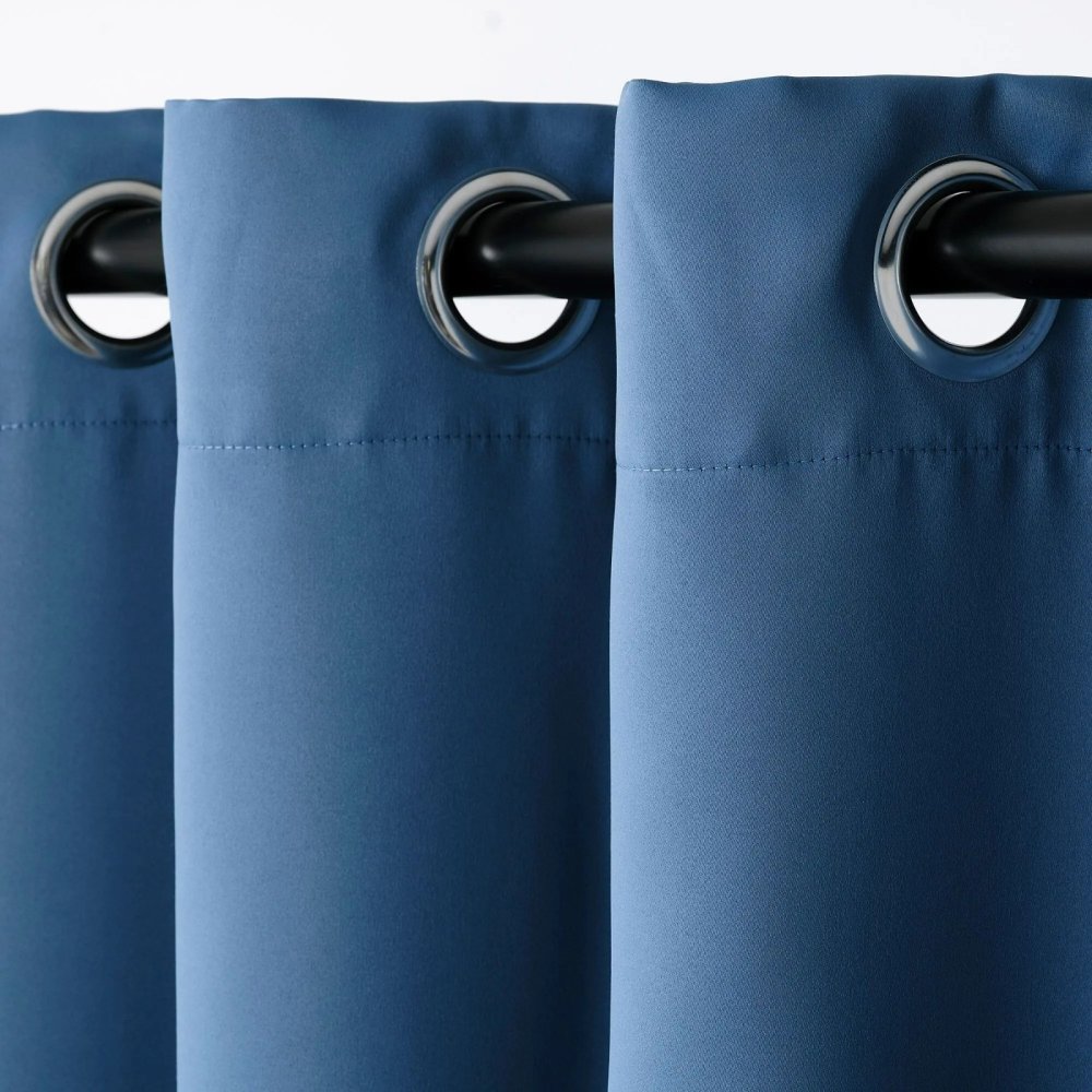 Curtain (2 Pieces) Halkali 300 - Blue (obrázek 3)