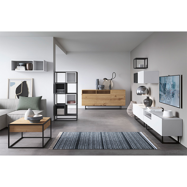 Závěsná police SPRING ER90 Tempo Kondela Bílá Obrázek