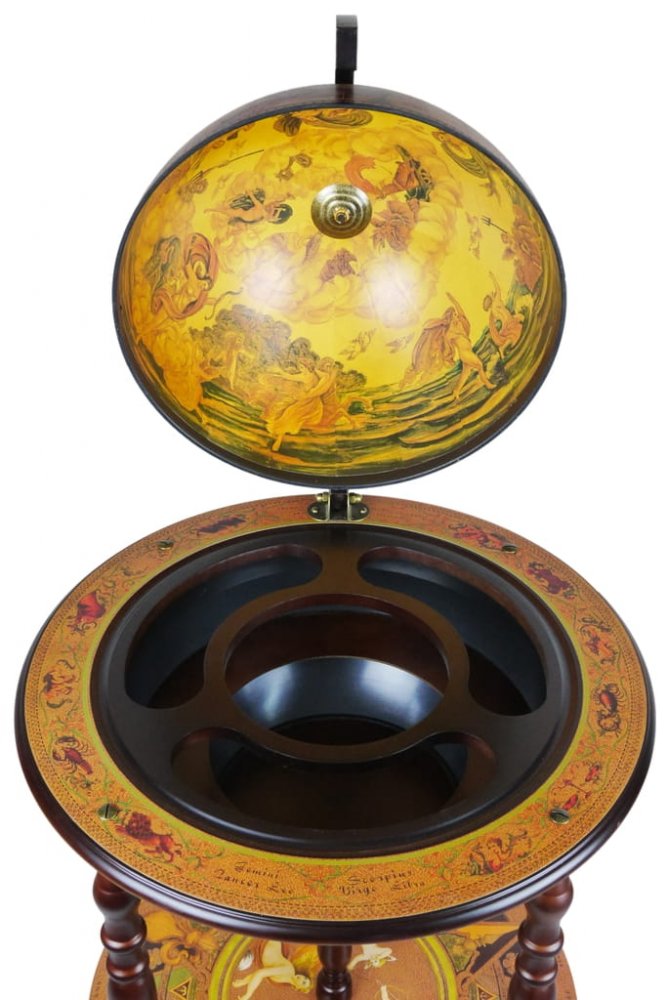 Dřevěný bar Globus Obrázek