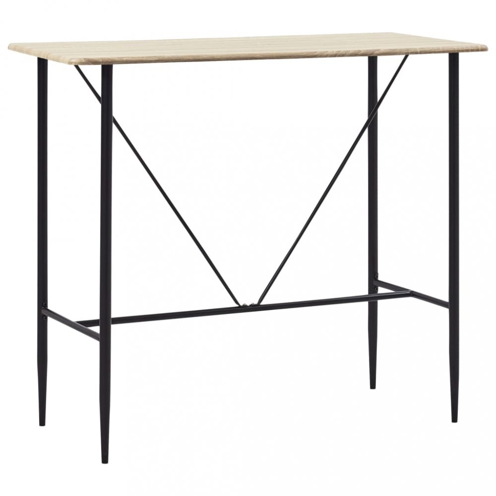 Barový stůl 120x60 cm Dekorhome Dub