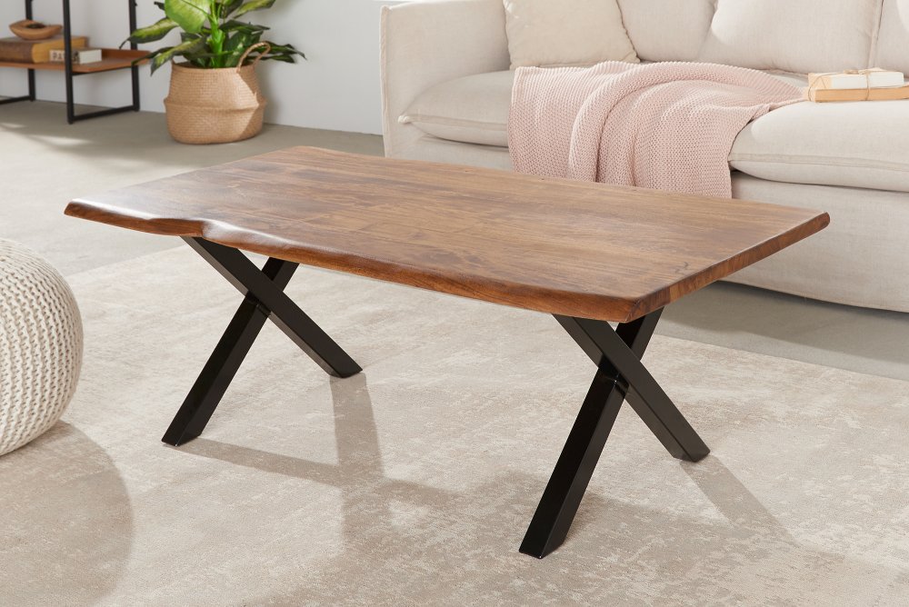 Konferenční stolek ATHAMÁS X Dekorhome 118x60x40x2,5 cm