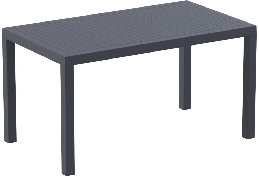 Zahradní stůl 140 cm Tmavě šedá