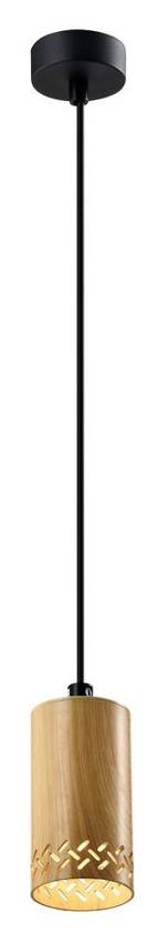 Levně Závěsná lampa TUBO 1xGU10 10cm Candellux Hnědá