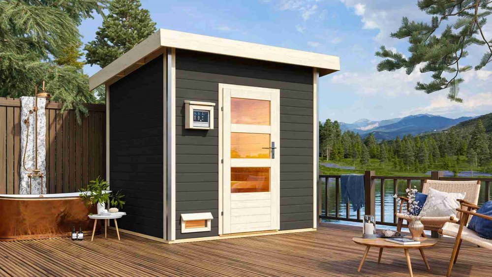 Vonkajšia fínska sauna NORGE Lanitplast