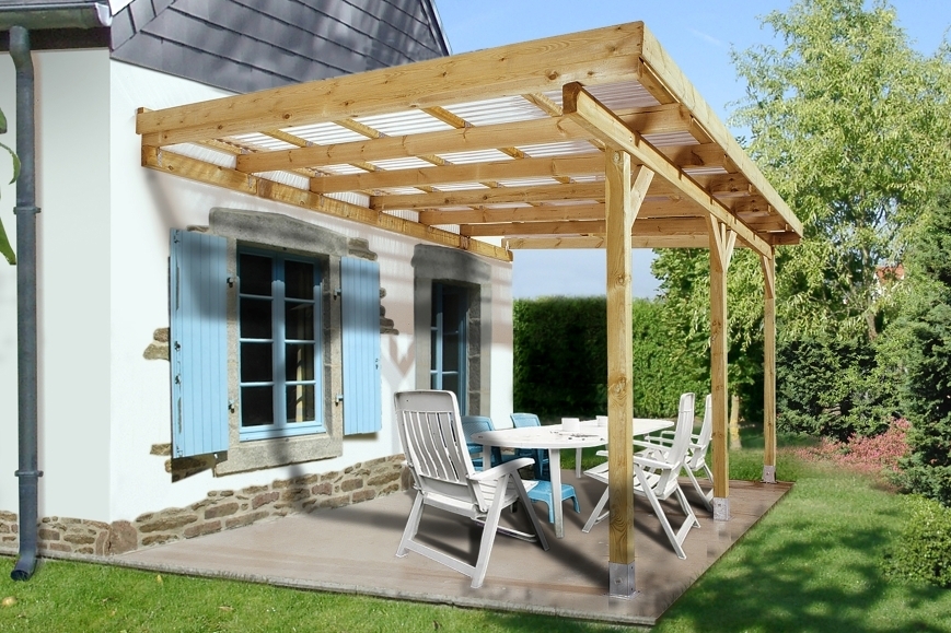 Drevená záhradná pergola 671 Weka