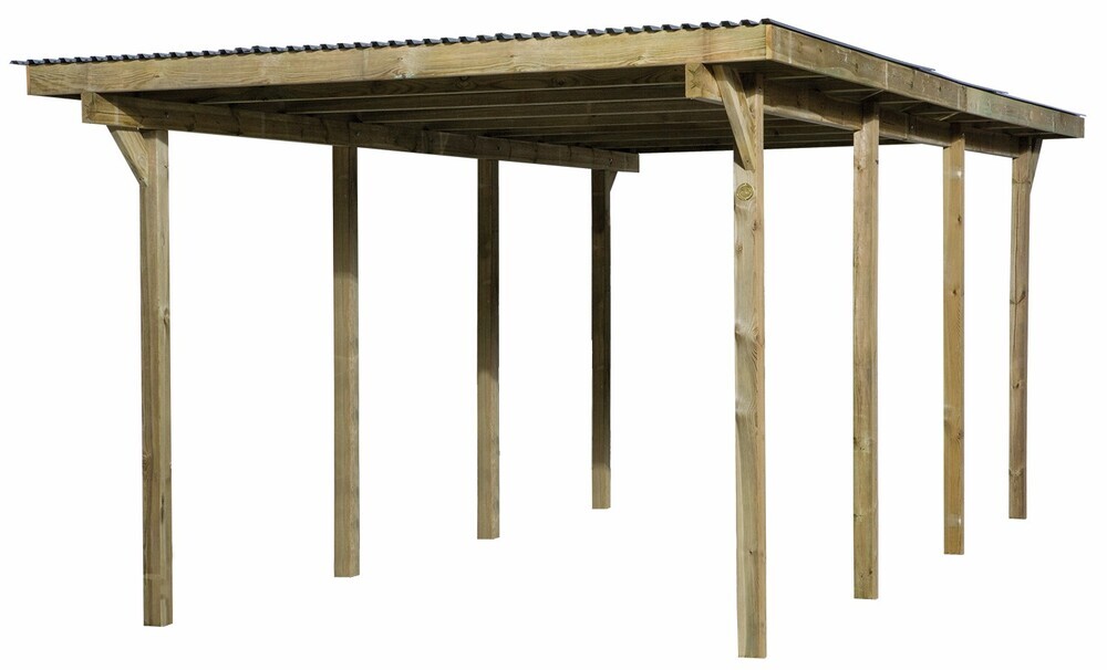 Drevený prístrešok na auto 606 Weka