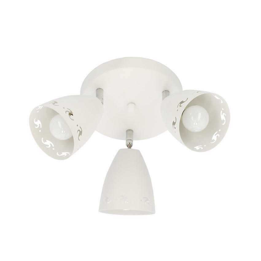 Stropná lampa Coty 3xE14 biela matná