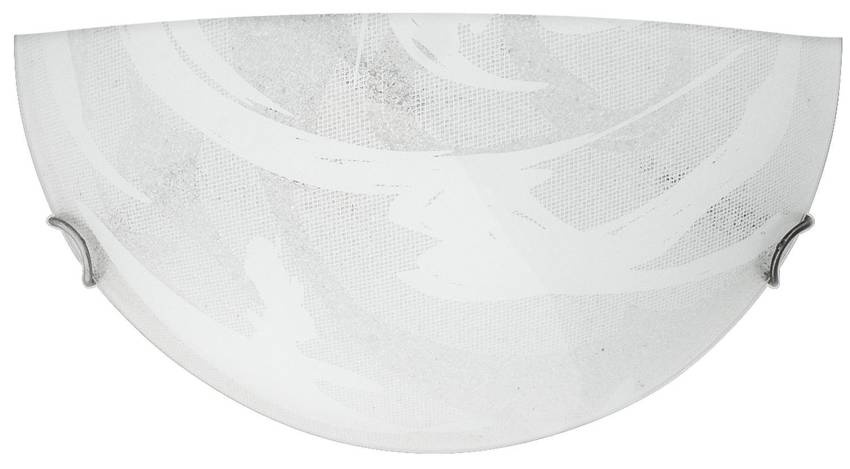 Sklenená stropná lampa sivo-biela nástenná lampa 60W E27 Lunar