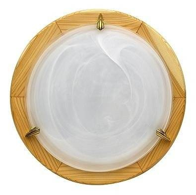 Stropné svietidlo Alabaster plafond 30 borovica 1X60W