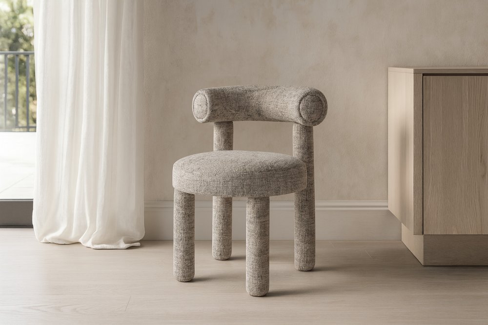 Leith LET77LB Tapetovaná stolička