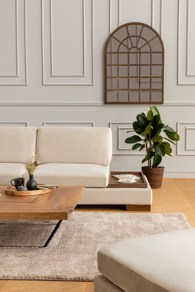 Rohová sedací souprava Tulip Corner Left Without Pouf - Beige (obrázek 5)