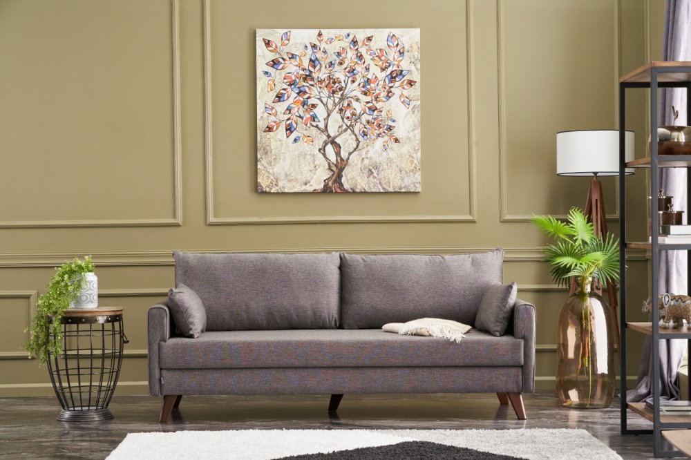 Trojmiestna rozkladacia pohovka Bella Sofa Bed - Brown