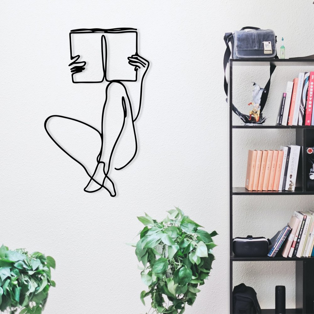 Dekoratívny kovový doplnok na stenu Adios