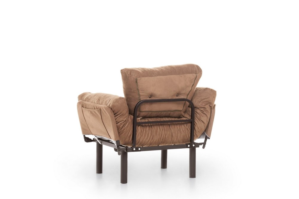 Křeslo ušák Nitta Single - Light Brown (obrázek 5)