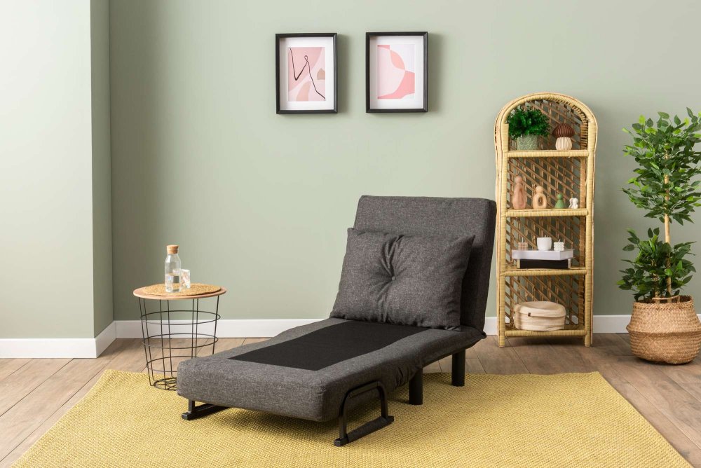 Rozkládací křeslo Sento Single - Dark Grey (obrázek 8)