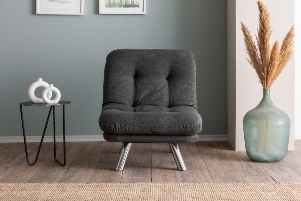 Rozkládací křeslo Misa Small Solo - Dark Grey (obrázek 13)