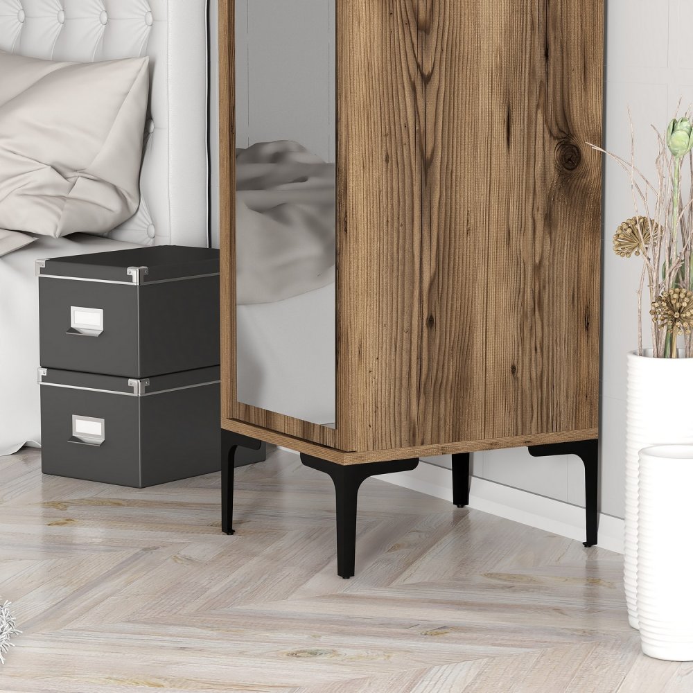 Šatní skříň Kumsal R - Walnut (obrázek 4)