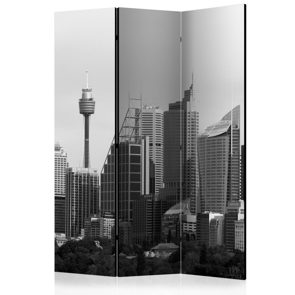 Paraván Skyscrapers in Sydney Dekorhome 135x172 cm (3-dílný),Paraván Skyscrapers in Sydney Dekorhome 135x172 cm (3-dílný)